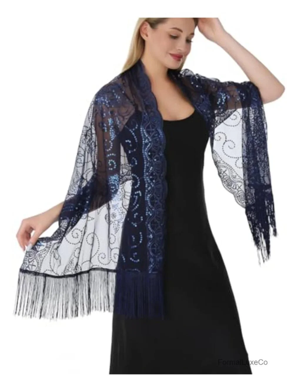 Sheer Chiffon Shawl Wraps for Evening Dresses
